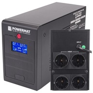 UPS LCD UPS NAPÁJACÍ ZDROJ 1200VA 720W 2x 7AH