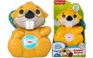 Interaktívna plyšová hračka Fisher-Price Beaver GXD82, žltá