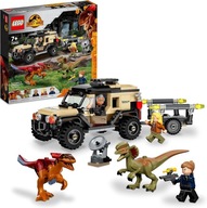 LEGO Jurassic World Pyroraptor a Dilophosaurus Transport