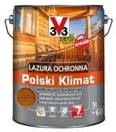 V33 ochranná impregnačná lazúra na teakové drevo 5L