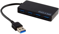 4-portový rozbočovač HUB USB 3.0 1x4 5Gbps splitter