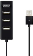 Rozbočovač - Hub Unitek Y-2140 4x USB 2.0 čierny