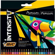 Popisovače BIC Intensity Premium, 24 farieb