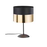 LONDÝN Stolná lampa Black Gold Tienidlo 50 cm Kancelársky stolný nočný stolík