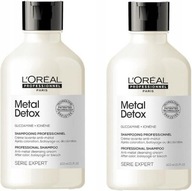 LOREAL PROFESSIONNEL METAL DETOX ŠAMPÓN PO FARBENÍ 2X300ML SADA