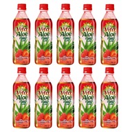 Vita Aloe Drink s aloe vera 38% jahoda 10x500 ml