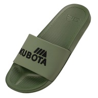 UNISEX GUMOVÉ FLOPY 46 KUBOTA ZÁKLADNÝ POHODLNÝ BAZÉN KHAKI LIGHT 46