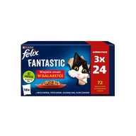 FELIX FANTASTICKÉ KRAJINSKÉ PRÍCHUTY V ŽELÉ VRECKÁ SADA 72 kusov MIX 85g