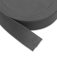 Pletená elastická 35mm/25m čierna
