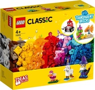 LEGO Classic-Creative Transparentné kocky 11013