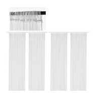 IKEA LILL ZÁCLONA BIELA ​​ZÁCLONA 4KS 300 x 280 cm