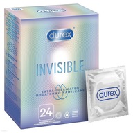 Durex Invisible dodatočne zvlhčený 24 ks