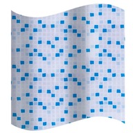 Sprchový záves Eva Blue Squares