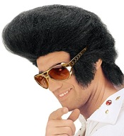 Elvis Parochňa Vlasy Elvis Kráľ rock and Roll Parochňa čierna