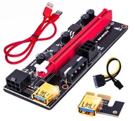 Riser 009S - Najnovší model - PCI-E 1x-16x USB3.0