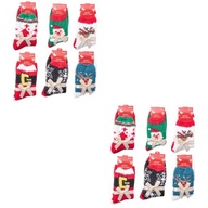 Santa's Socks Fashion Vianočné ponožky 12 párov