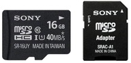 Pamäťová karta microSDHC Sony SR-16UXA 16 GB