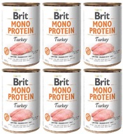 Brit Mono Protein pre psov Turecko (Turecko) 6x 400g