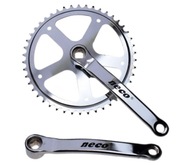 NECO leštené kľuky 1-Speed ​​​​46T štvorcové ramená 170 mm