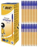 BIC ORANŽOVÉ JEMNÉ MODRÉ perá SADA 20 BALENÍ