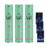 Lak na vlasy Taft Volume 4 objem 3x250ml