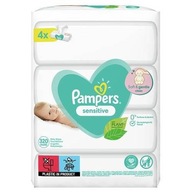 Pampers Sensitive vlhčené obrúsky, 4x80 ks.