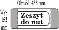 Obal na hudobný zošit (50 ks) IKS ___________