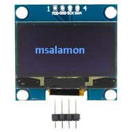 OLED displej 1.3 Arduino I2C SH1106 biely