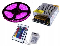 KIT LED pás 300SMD RGB 5050 ovládač IP68 5m