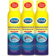 SCHOLL 3v1 osviežovač nôh Antiperspirant v spreji na ochranu nôh