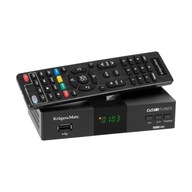 DVB-T2 H.265 HEVC tuner Kruger&Matz HDMI SCART PVR EPG USB dekodér