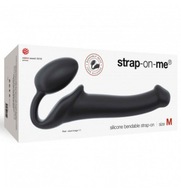 STRAP-ON ME Silikónový ohybný strap-on Black M