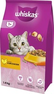 WHISKAS JEDLO PRE DOSPELÝCH S KURAŤOM A ZELENINOU 1,4 kg