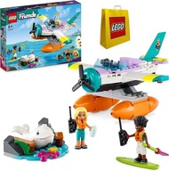 Sada LEGO Friends 41752 Lietadlo námorného záchranára + LEGO papierová taška