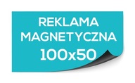 Magnetická reklama na auto 100x50 cm