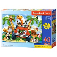 Puzzle pre 4 ročné dieťa ako darček SAFARI ANIMALS 4+