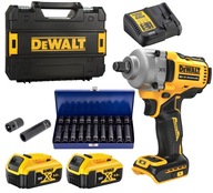 NÁRAZOVÝ KLÚČ DEWALT 1/2'' DCF891P2T + ZÁSUVKY