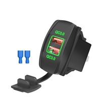 Autonabíjačka 12V 24V Dual USB QC3.0 s wo