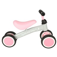 Štvorkolesový ružový balančný bicykel Trike FixTiny