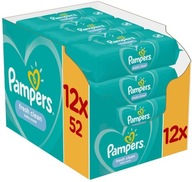 Pampers Fresh Clean obrúsky 12x52 ks