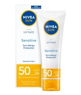 NIVEA Sun UV Face Sensitive krém na citlivú pleť SPF50 50ml