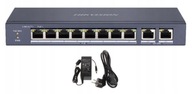 HIKVISION PoE SWITCH 8x POE 2x LAN 100Mps pre kamery