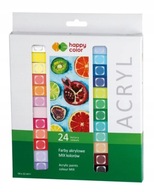 Akrylové farby 24 farieb x 12 ml - Happy Color