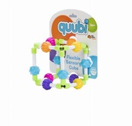 Hryzátko Fat Brain Toys Quubi kocky, gumené, viacfarebný plast