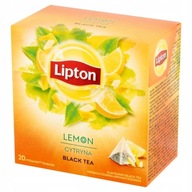 Lipton Black Lemon Tea Pyramids 20 sáčkov