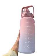 MD ružová fľaša OMBRE | 2000 ml 2 litre