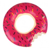 DONUT VEĽKÉ RUŽOVÉ KOLIESKO NAFUKOVACÍ VODNÝ MATRAC DONAT 120CM XXL