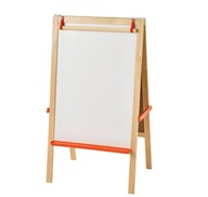 IKEA SMALL stojan BOARD krieda čierna/biela