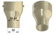 Redukčný adaptér, pripojenie Starmix na hrot Ø35