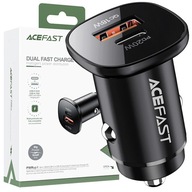 ACEFAST NABÍJAČKA DO AUTOMOBILKU 38W USBC/USB PPS PD QC 3.0 AFC FCP ČIERNA